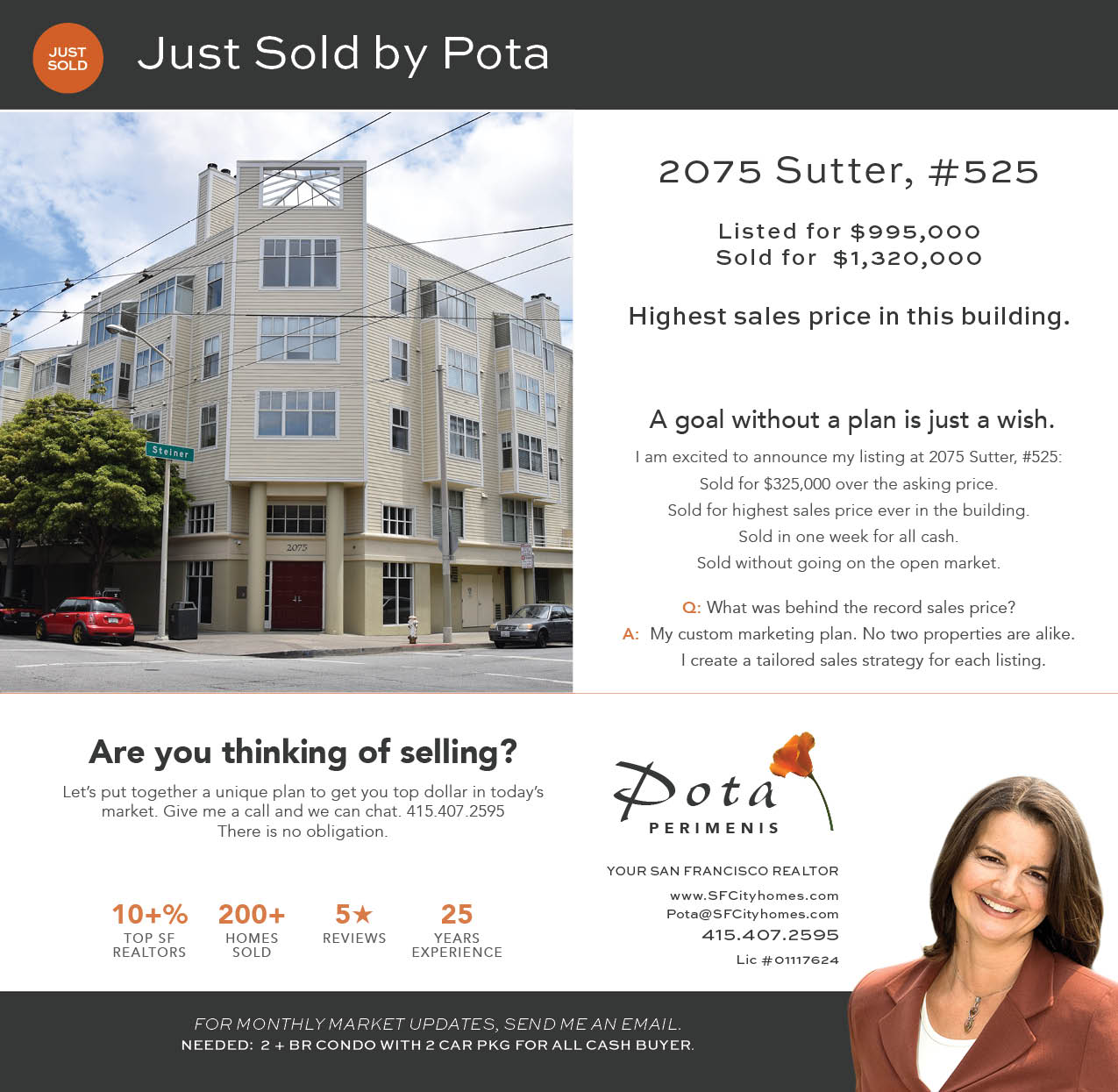 Just Sold: 2075 Sutter St, #525