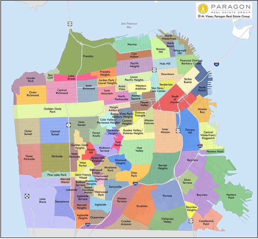 Safest Neighborhoods In San Francisco Map